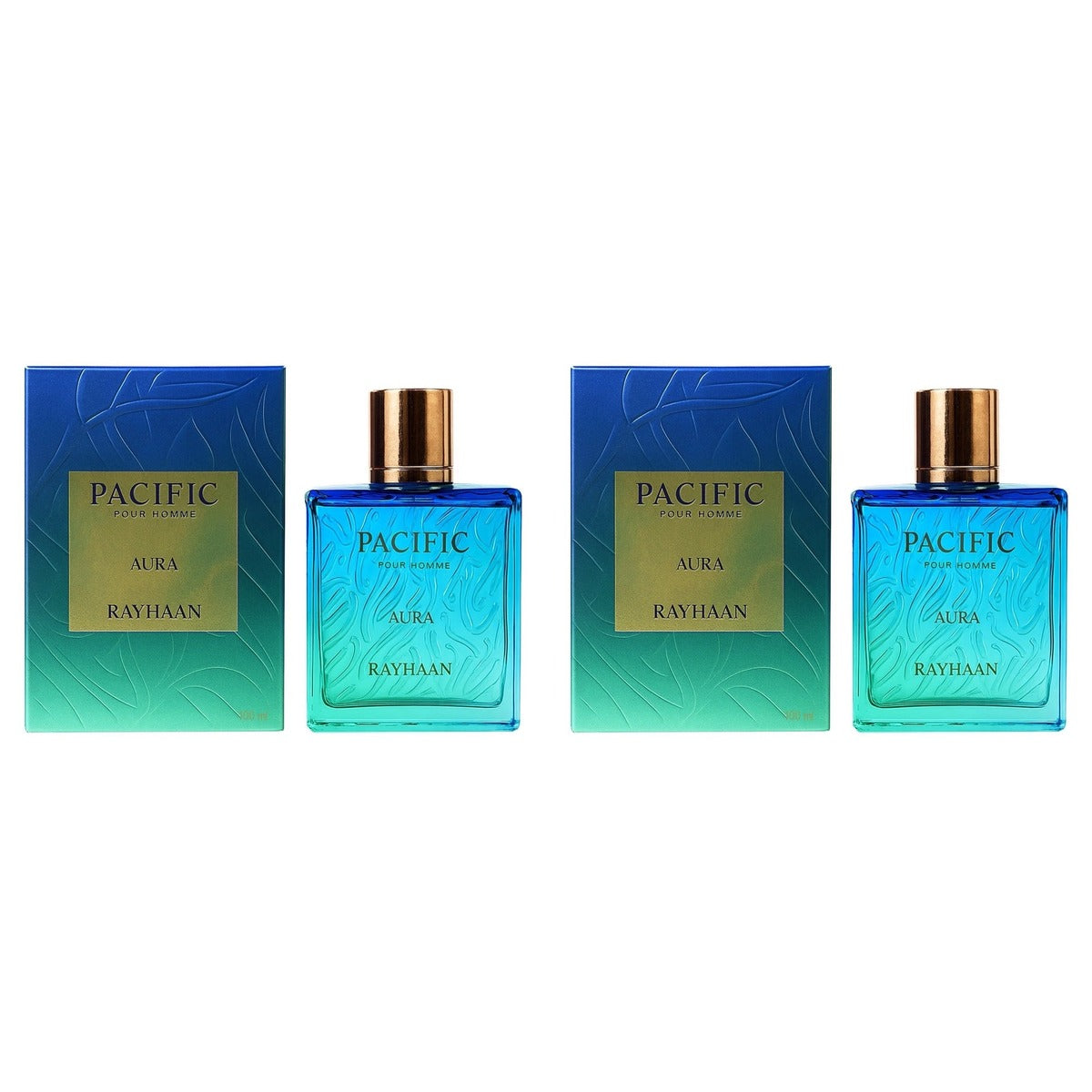 Rayhaan Pacific Aura EDP 100ml - Duo - 2 Bottles (10% OFF)