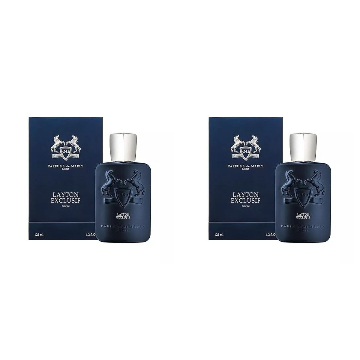 Layton Exclusif by Parfums De Marly e Parfum 125ml - Duo - 2 Bottles (10% OFF)
