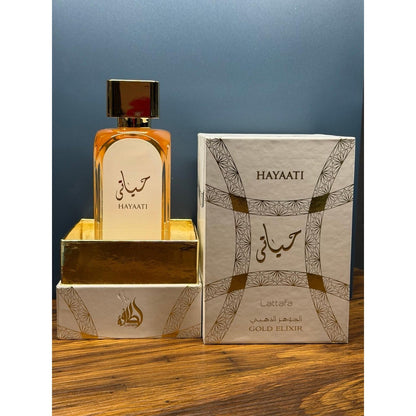 Lattafa Hayaati Gold Elixir EDP 100ml - Single - 1 Bottle