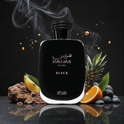 Rasasi Hawas Black EDP Wood Fragrance 100ml - Single - 1 Bottle