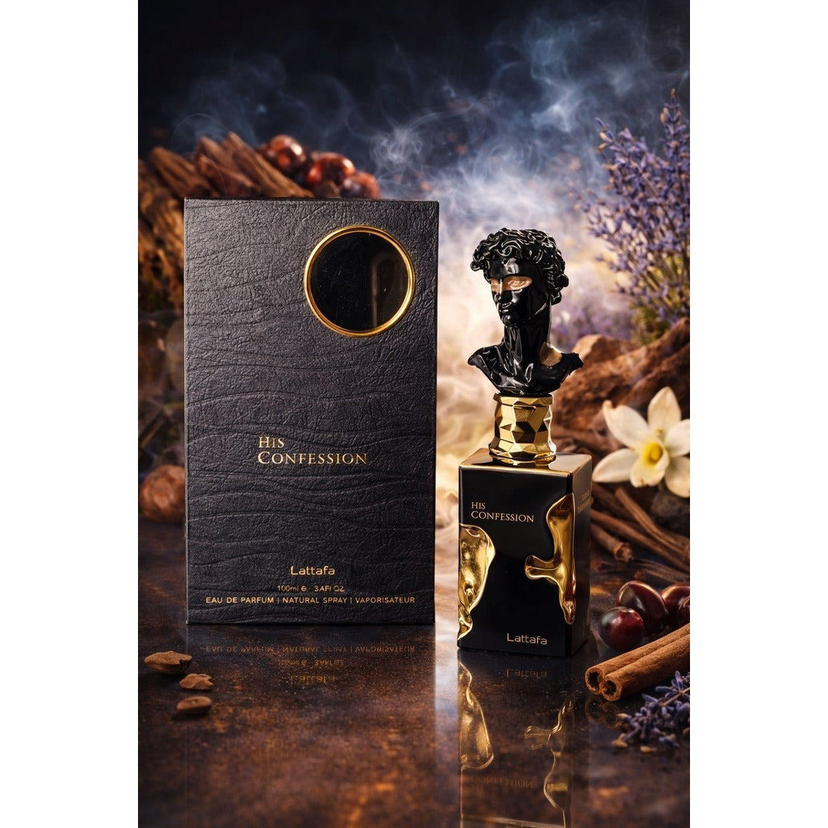 His Confession By Lattafa EDP 100ml - Single - 1 Bottle