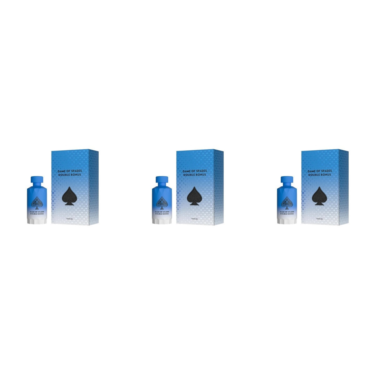 GAME OF SPADES DOUBLE BONUS BY JO MILANO PARFUM 100ml - Trio - 3 Bottles (20% OFF)