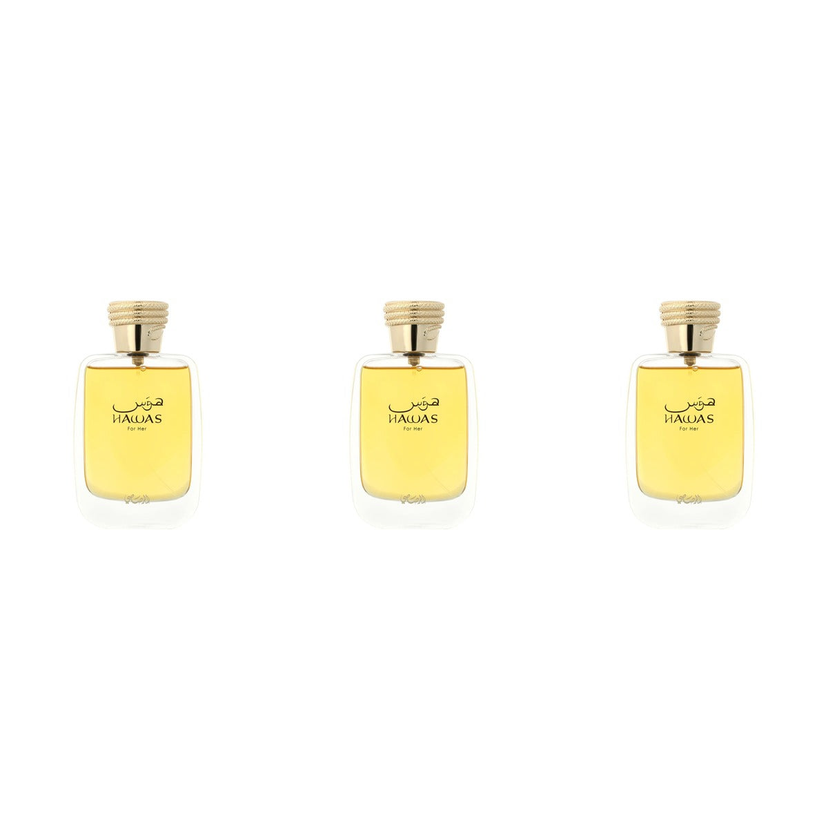 Rasasi Hawas EDP 100ml - Trio - 3 Bottles (20% OFF)