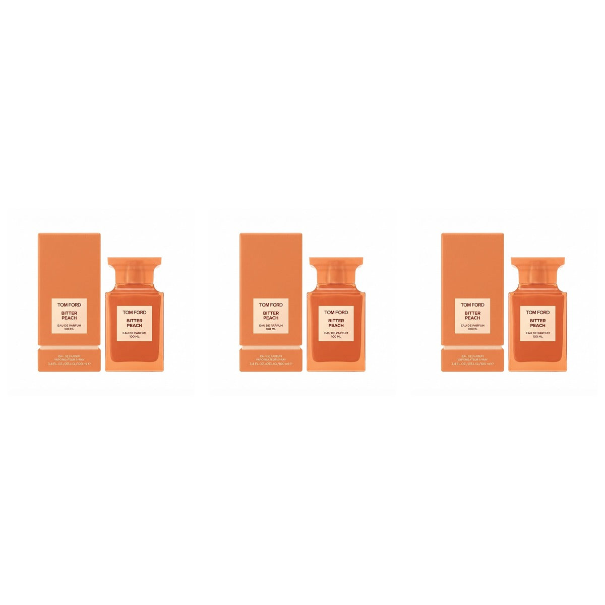 Bitter Peach and Men EDP 100ml - Trio - 3 Bottles (20% OFF)