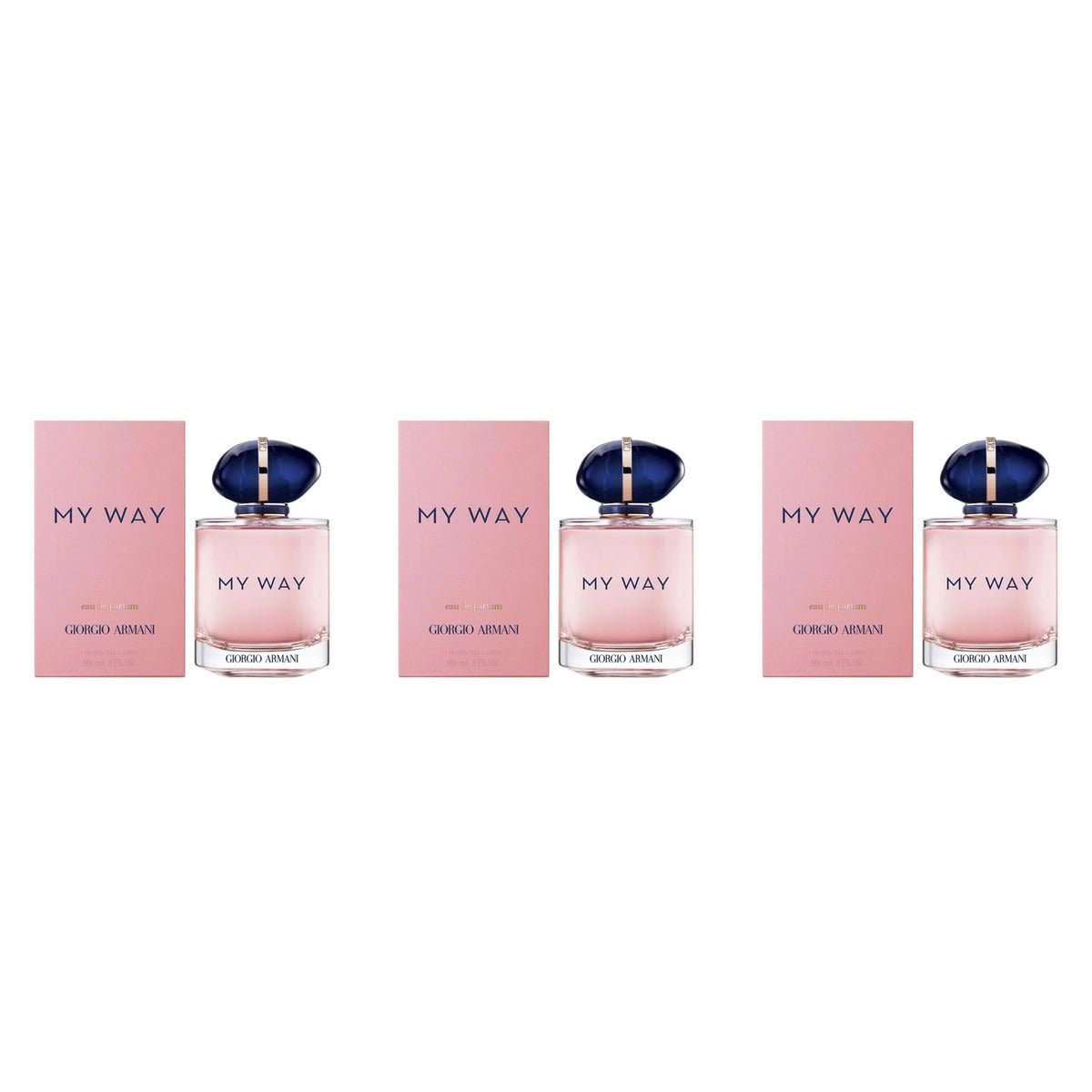 MY WAY GIORGIO ARMANI EDP - Trio - 3 Bottles (20% OFF)