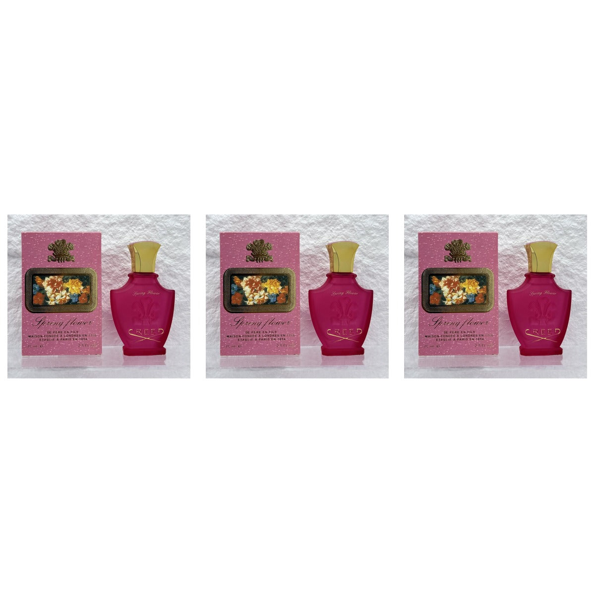 Creed Spring Flower EDP Parfum 75ml - Trio - 3 Bottles (20% OFF)