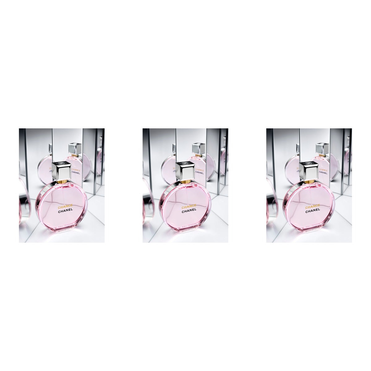 CHANCE EAU TENDRE by Chanel EDT 100ml - Trio - 3 Bottles (20% OFF)
