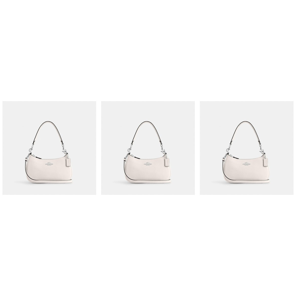 Coach Teri 2Way Shoulder Bag White - Trio - 3 Pieces (20% OFF)