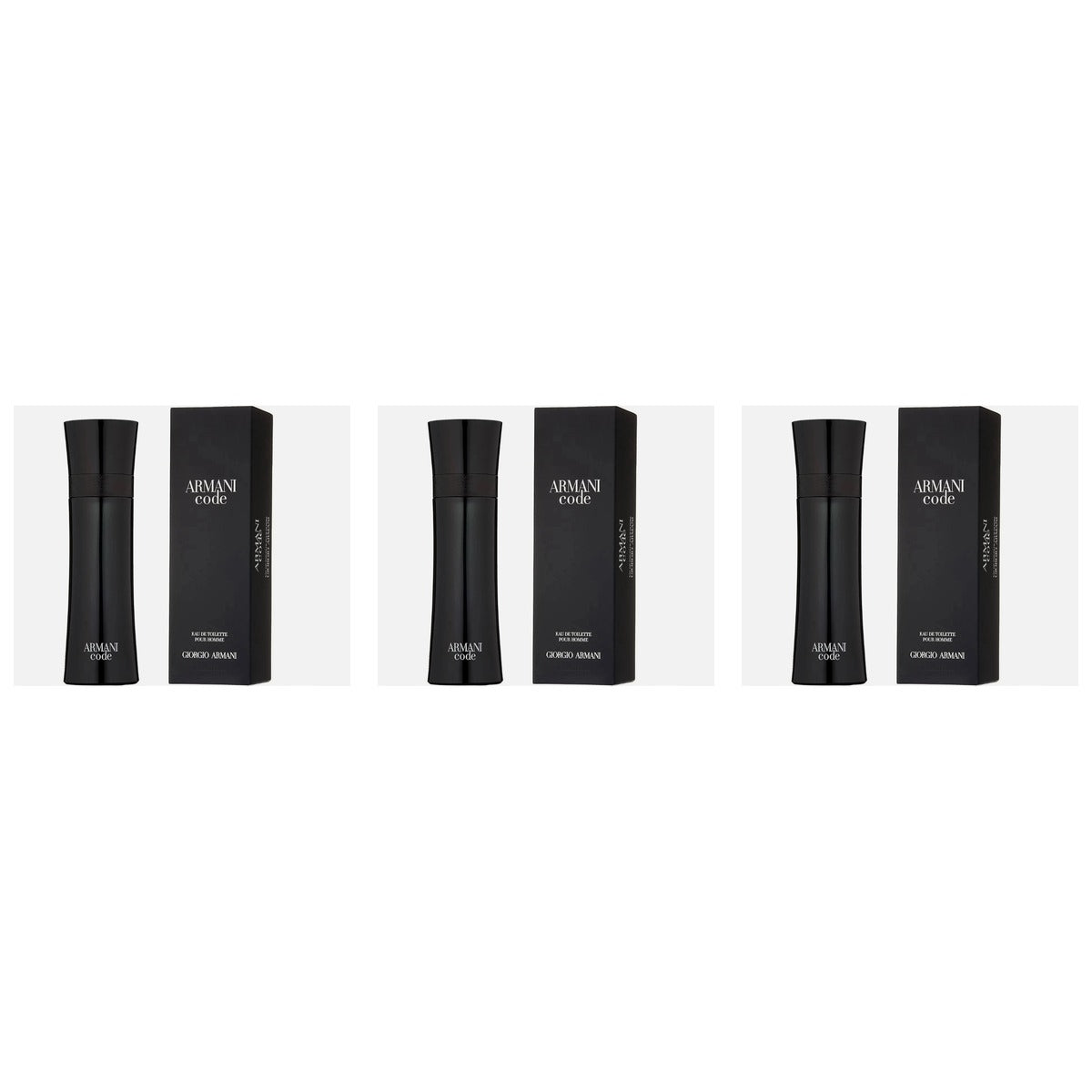 Armani Code Giorgio Armani New EDT 100ml - Trio - 3 Bottles (20% OFF)
