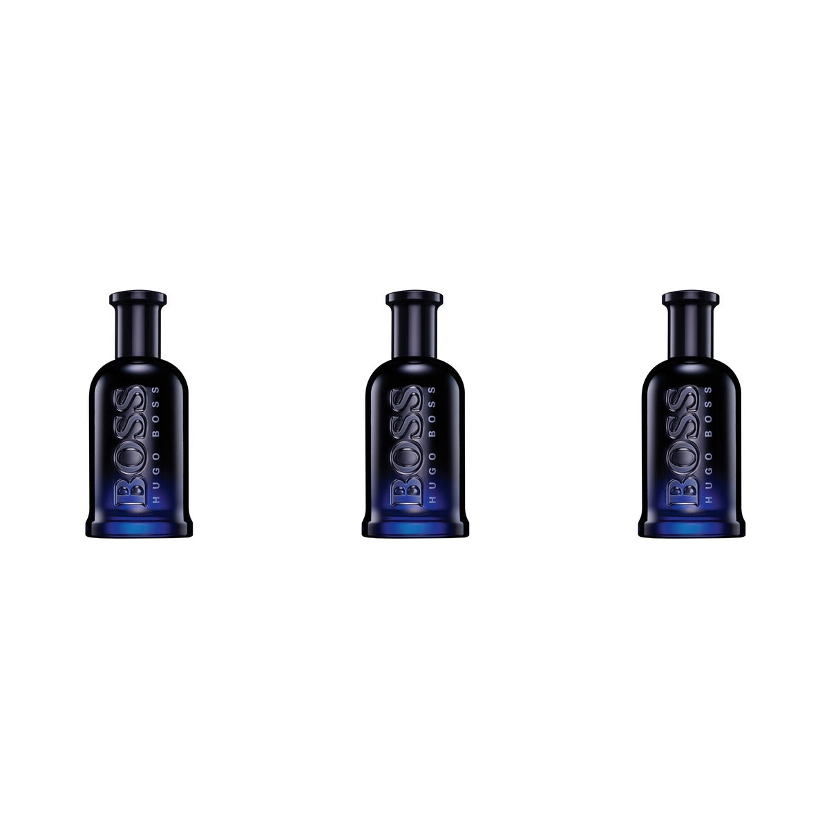 Boss Bottled Night by Hugo Boss EDT In Box 3.3oz - Trio - 3 Bottles (20% OFF)