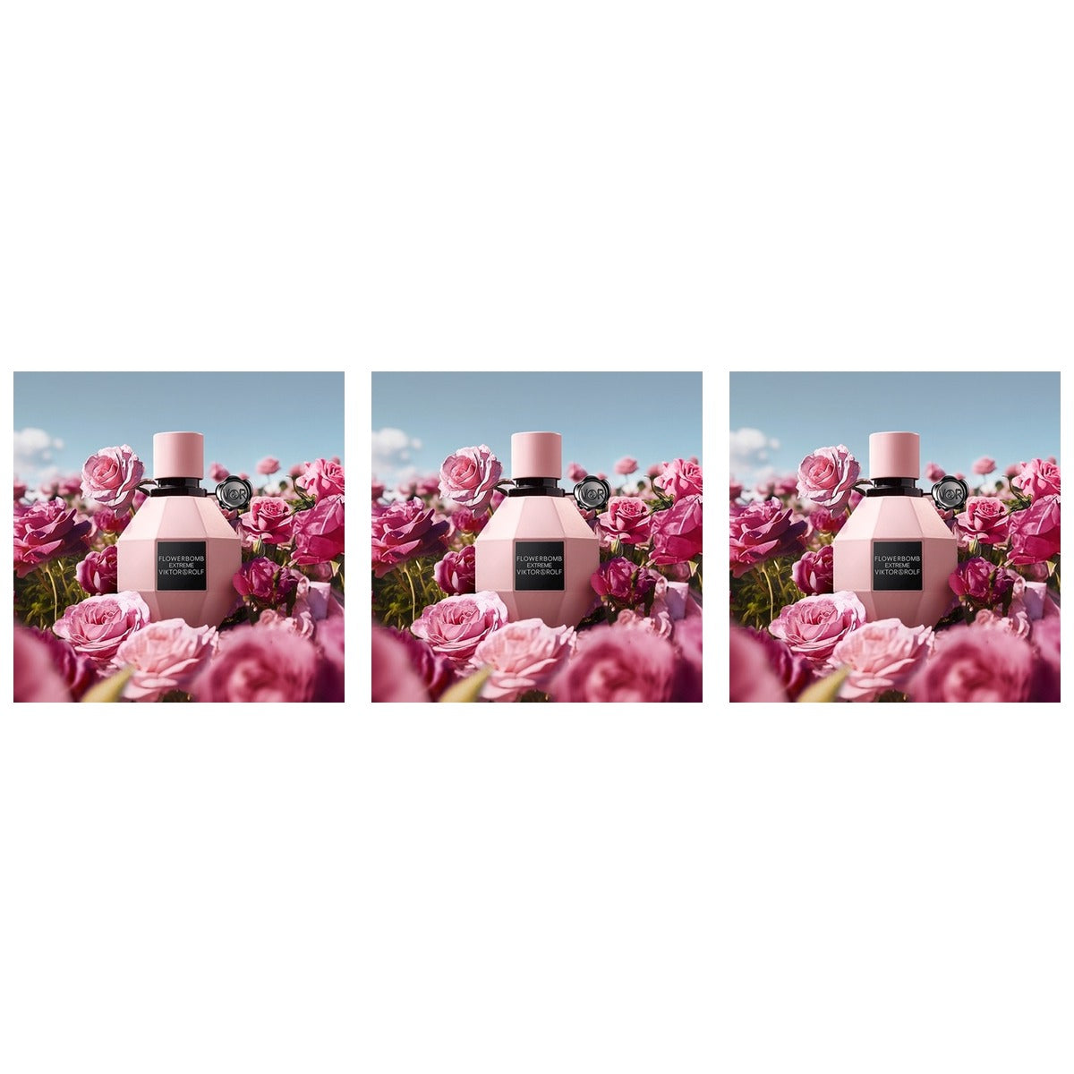 Viktor & Rolf Flowerbomb Extreme Intense EDP 100ml - Trio - 3 Bottles (20% OFF)