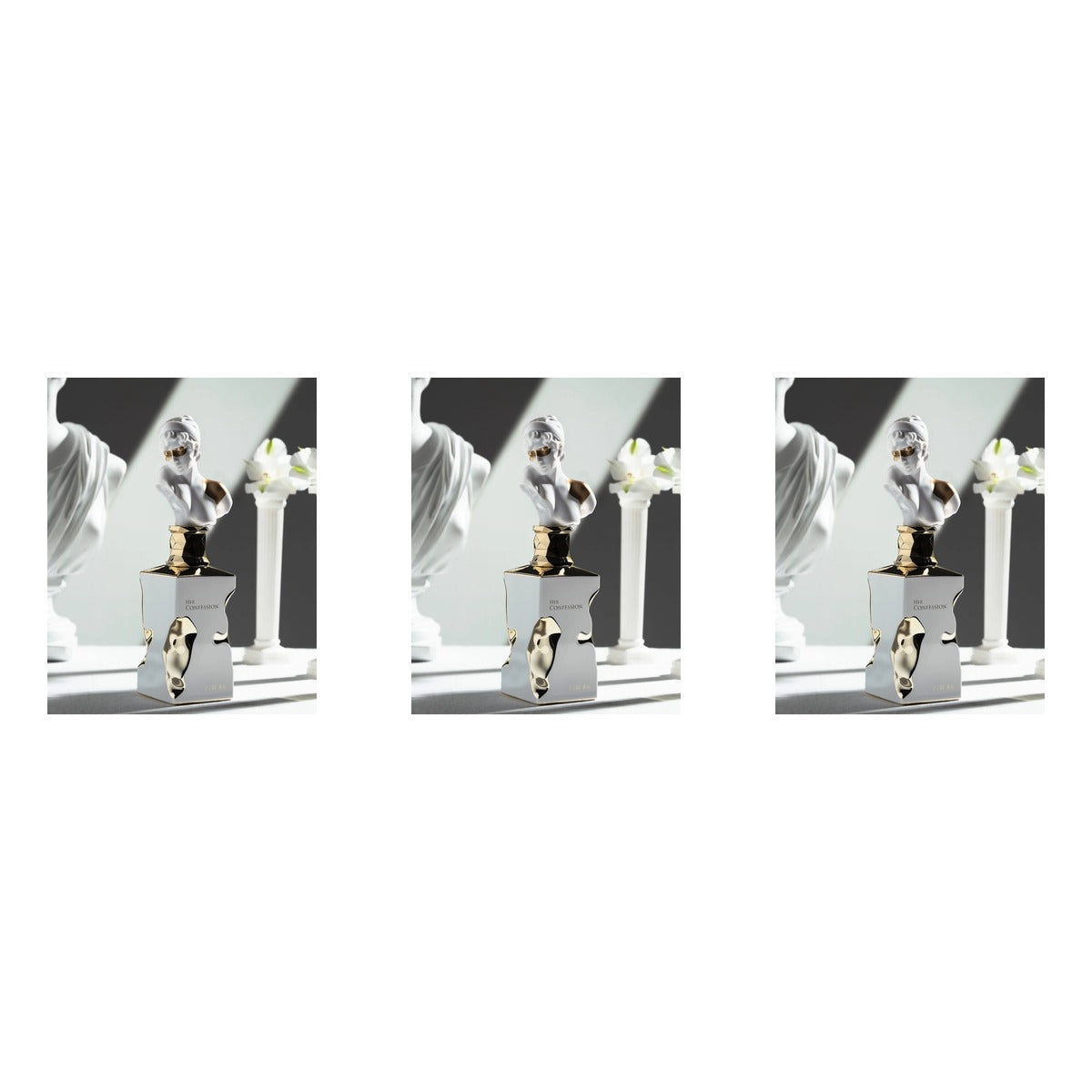 Lattafa Her Confession by Lattafa Perfumes EDP 3.4oz - Trio - 3 Bottles (20% OFF)