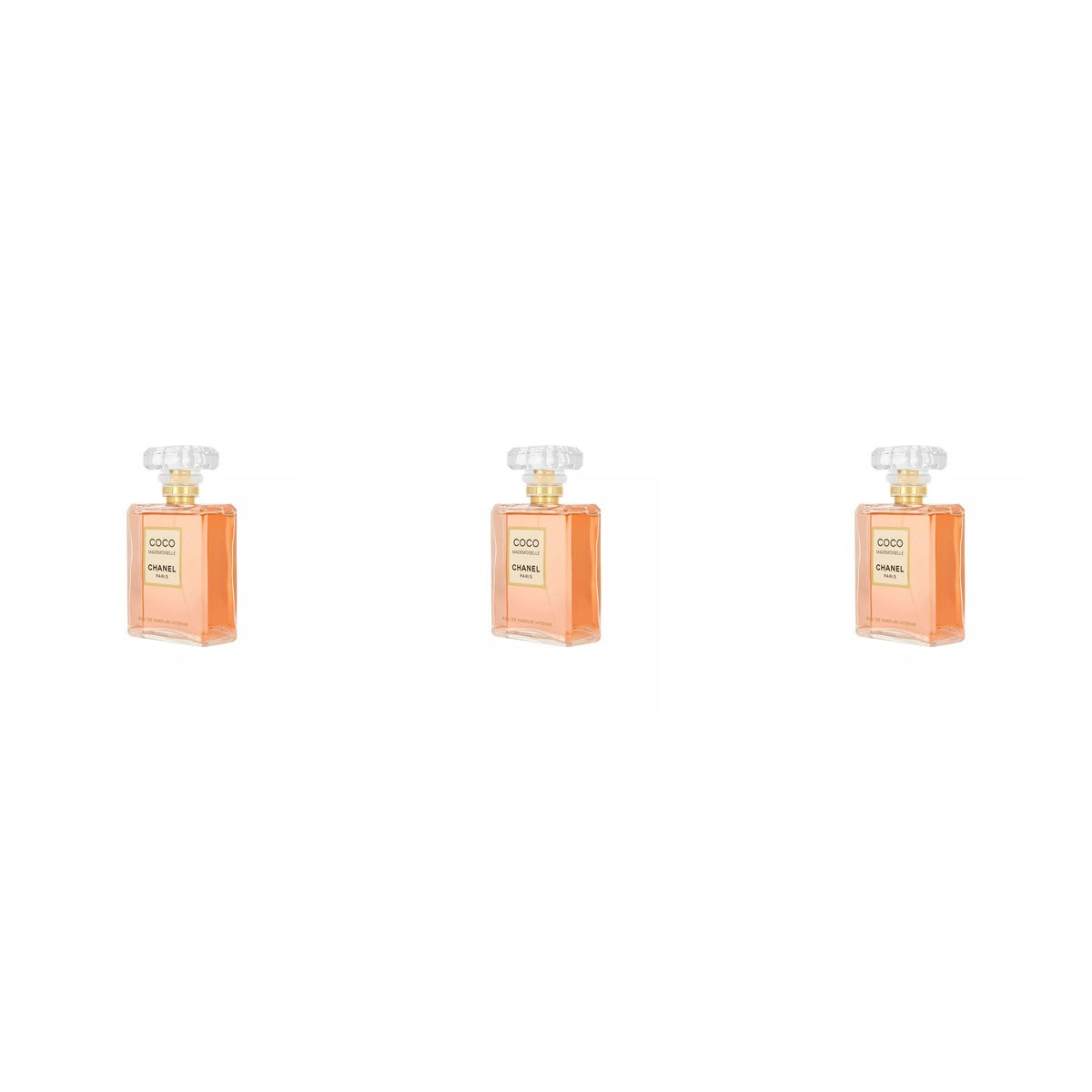 CHANEL COCO MADEMOISELLE INTENSE EDP 3.4oz - Trio - 3 Bottles (20% OFF)