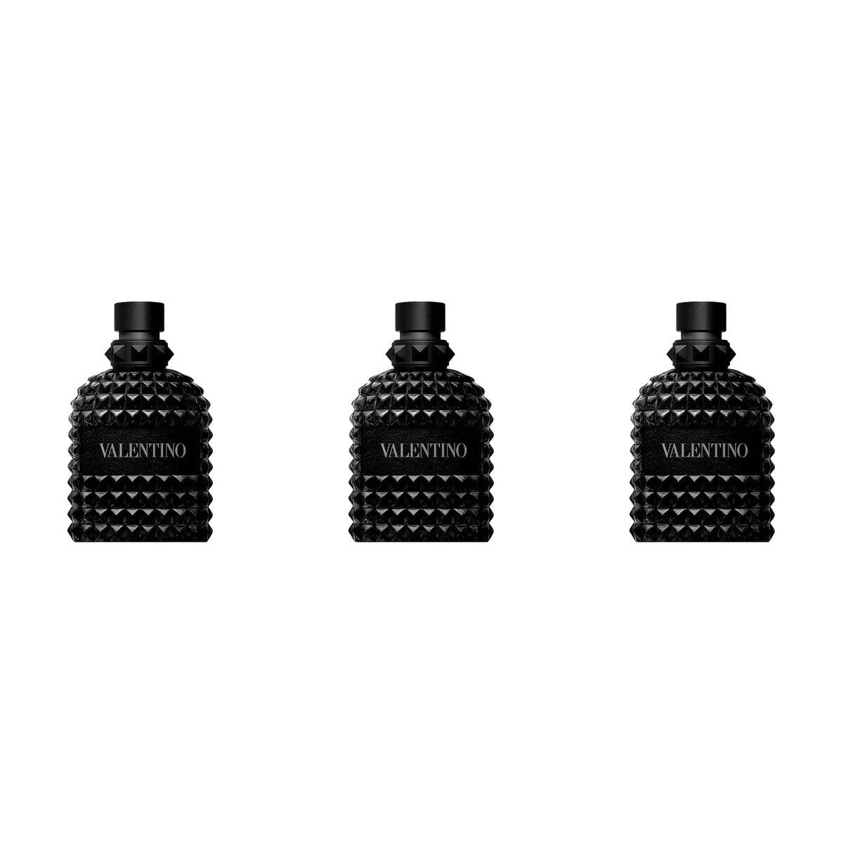 Valentino Uomo Born In Roma Rockstud Noir EDT - Trio - 3 Bottles (20% OFF)