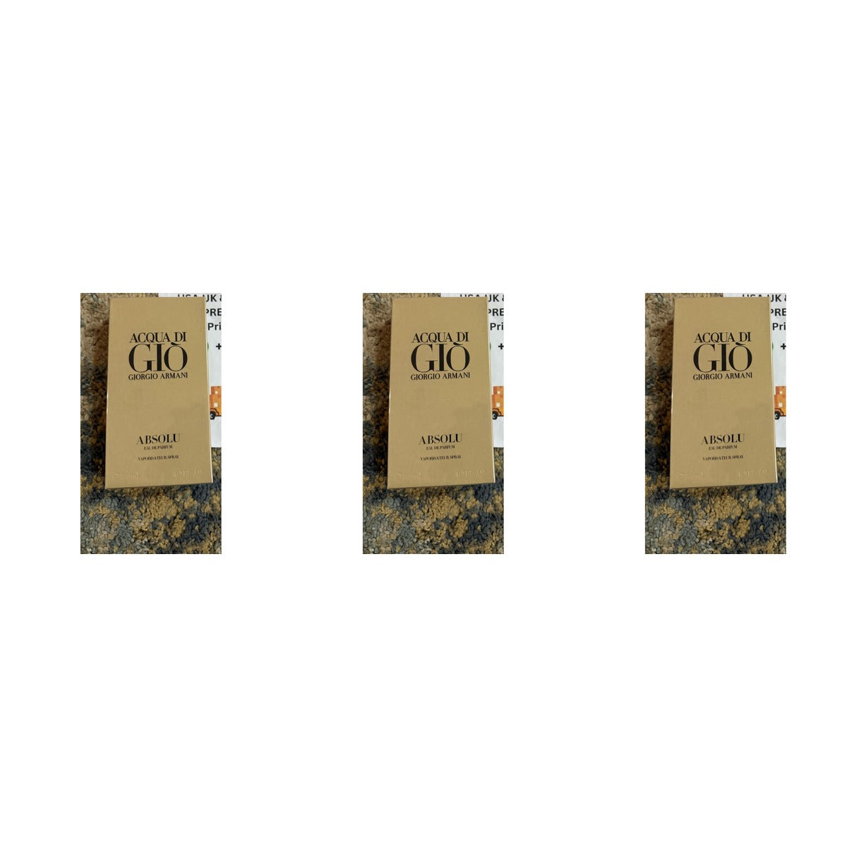 Giorgîo Armanî Acqua Di Gio Vaporisateur EDP 200ml - Trio - 3 Bottles (20% OFF)