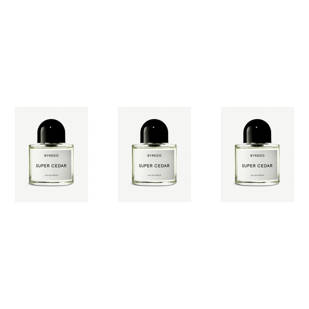 Super Cedar by Byredo For Man fl oz New With Box EDP 100ml - Trio - 3 Bottles (20% OFF)