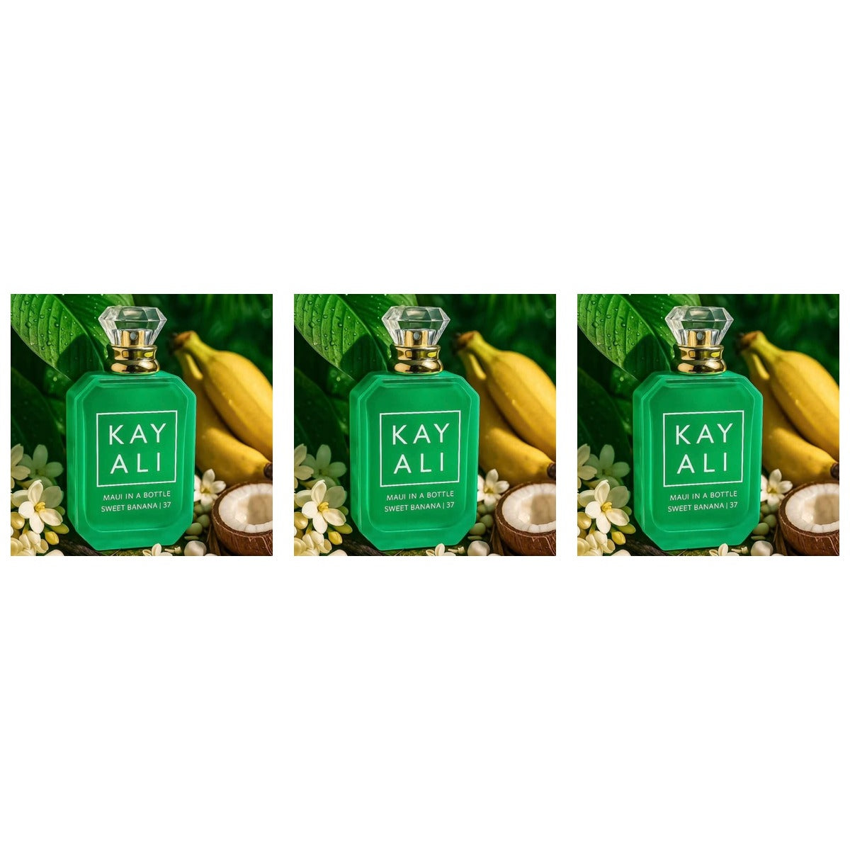 Kayali Maui In A Bottle Sweet Banana 37 EDP 100ml - Trio - 3 Bottles (20% OFF)