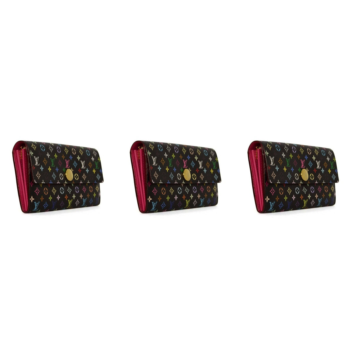 Louis Vuitton Portefeuille Sarah Monogram Multicol - Trio - 3 Pieces (20% OFF)