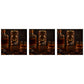 Lattafa Asad Bourbon Amber Wood EDP 3.4oz - Trio - 3 Bottles (20% OFF)