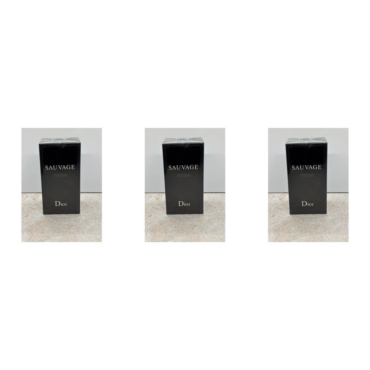 Christian Dior Sauvage EDT 100ml - Trio - 3 Bottles (20% OFF)