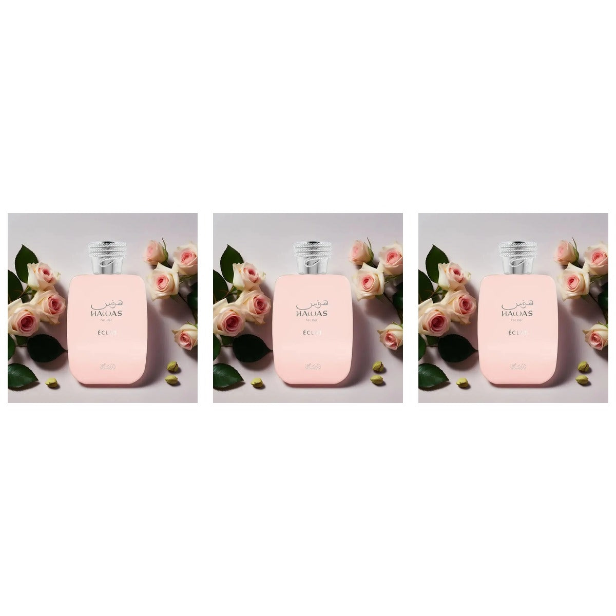 Rasasi Hawas Eclat EDP 100ml - Trio - 3 Bottles (20% OFF)