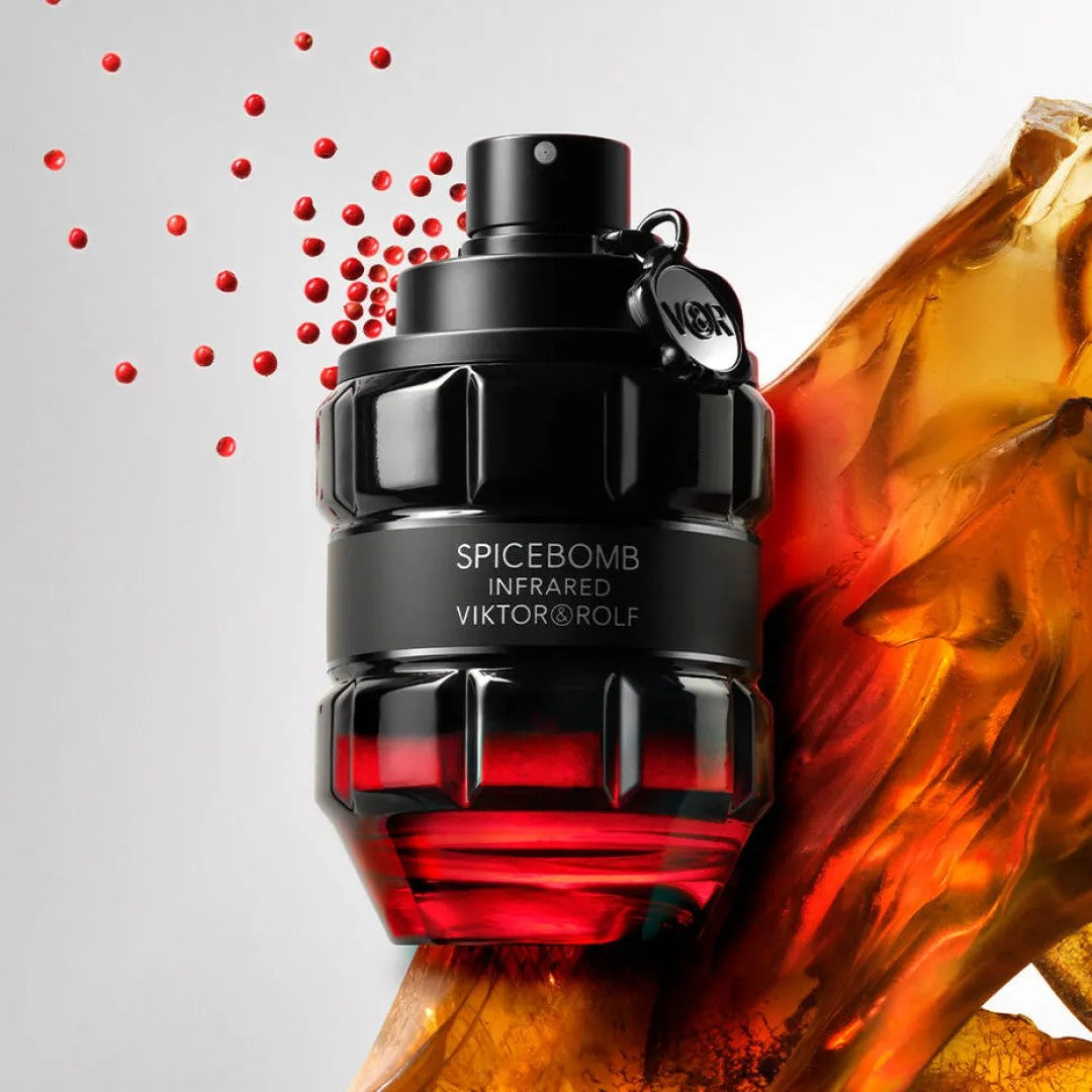 Viktor&Rolf - Spicebomb Infrared Eau de Parfum for Men – 3 Ounce / 90 ml – New Sealed - view 1