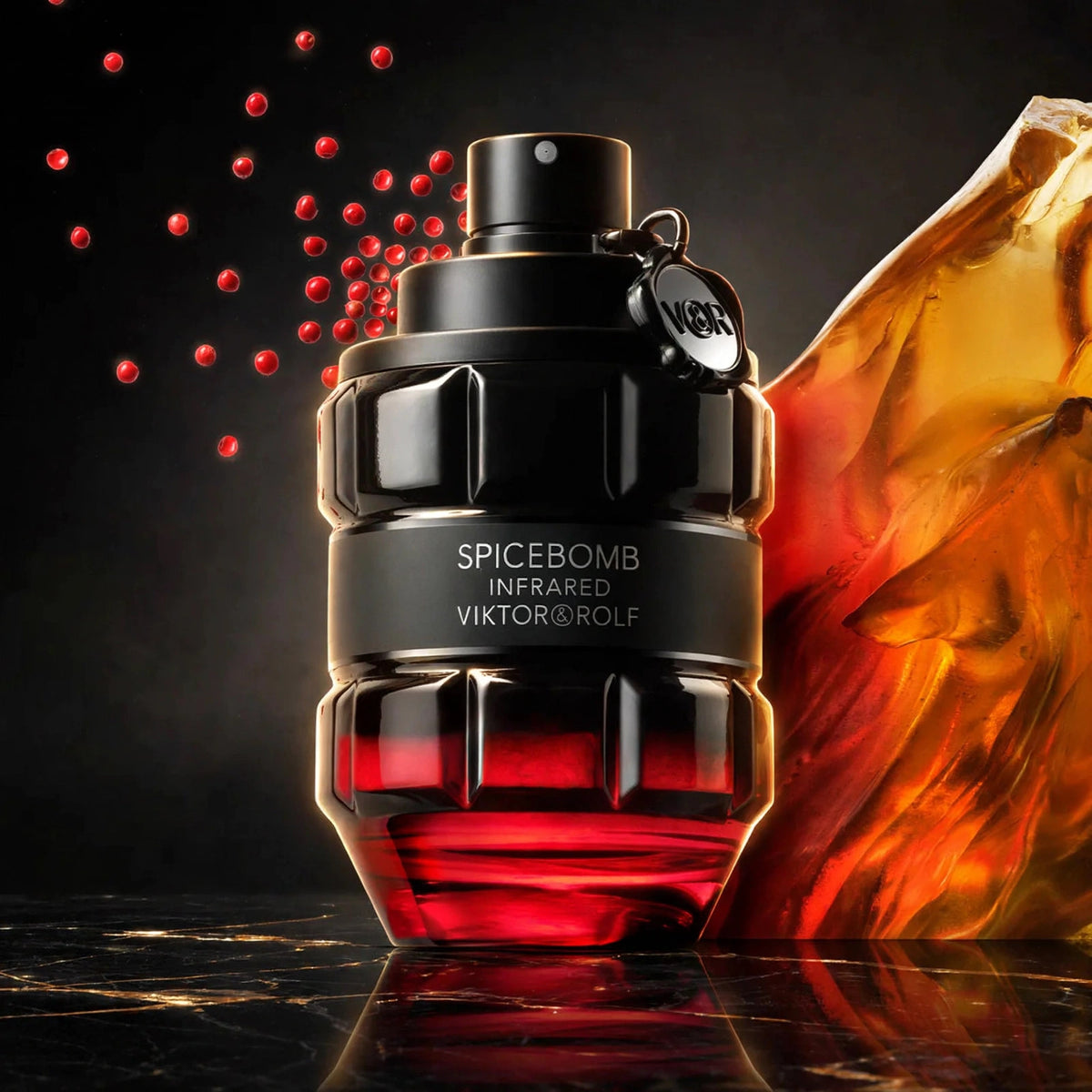 Viktor&Rolf - Spicebomb Infrared Eau de Parfum for Men – 3 Ounce / 90 ml – New Sealed - view 2
